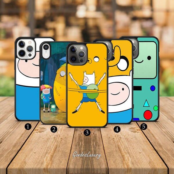 Luxury Adventure Time Phone Case For iPhone 15 14 13 12 11 Pro Max Case XS XR Case Samsung S24 S23 S21 Ultra Note 20 Plus Phone Case Cover