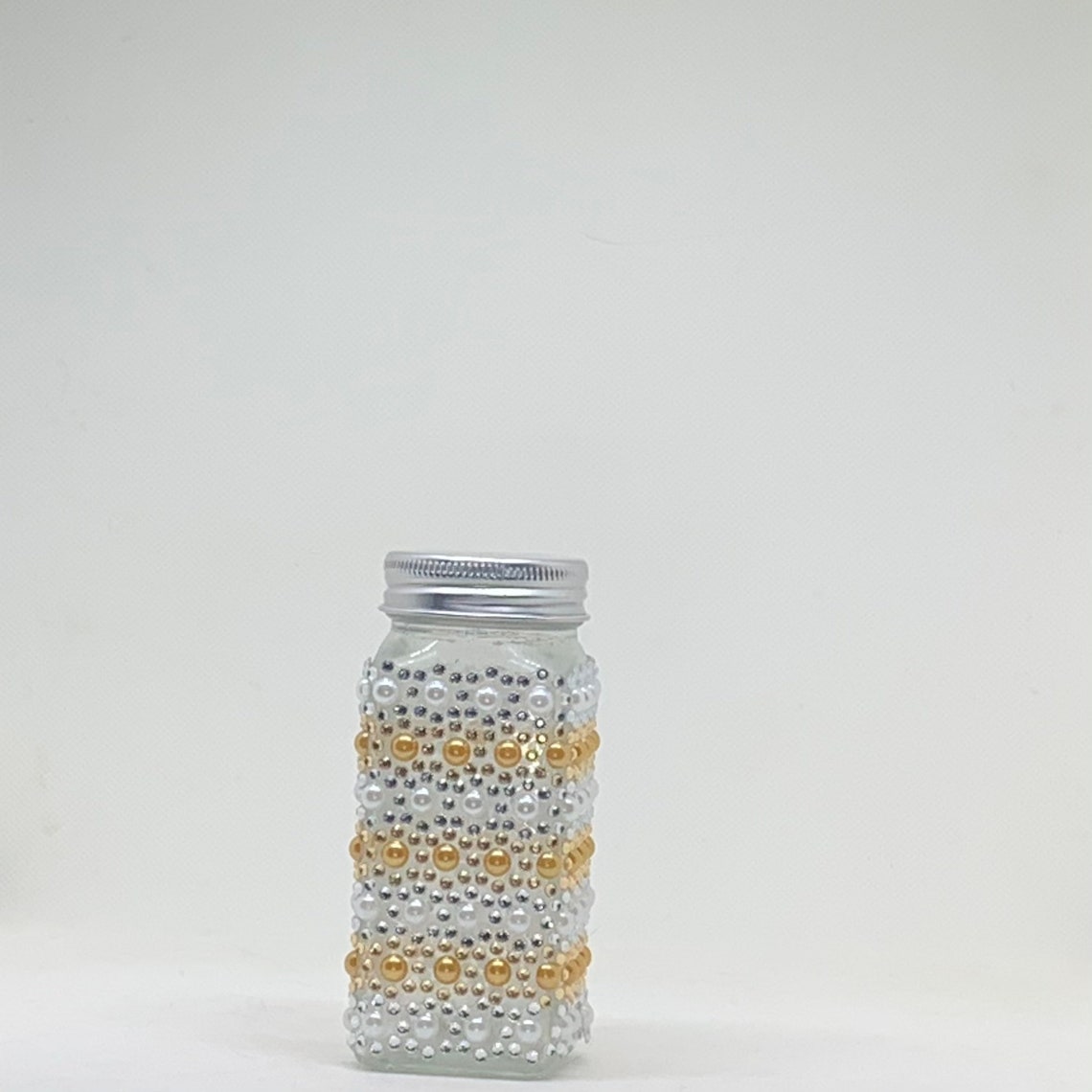 3 pieces Rhinestone Pearl Jar Set Etsy