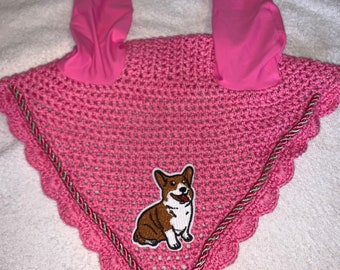 Handmade corgi horse bonnet
