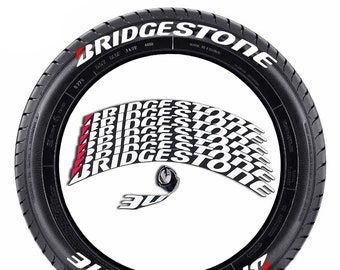 Details about   4 Bridgestone tyre sponsor stickers Racing Car Motorcycle decals car van truck 