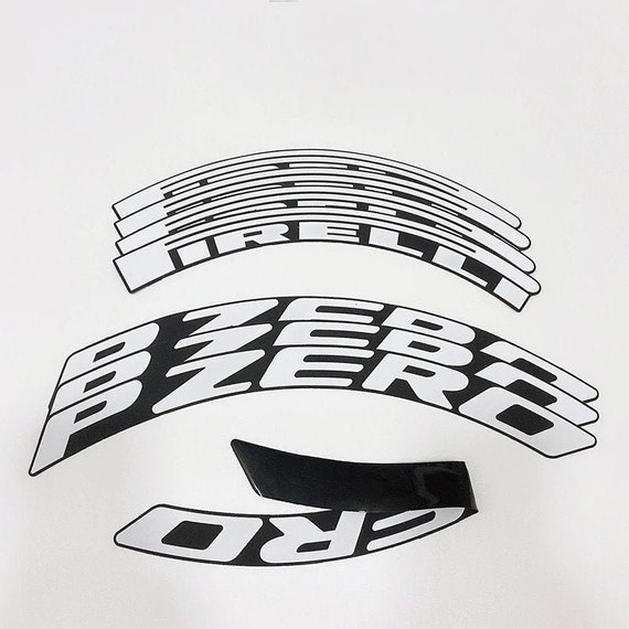 Pirelli P Zero Permanent Tire Stickers Kit for 4 tires Etsy