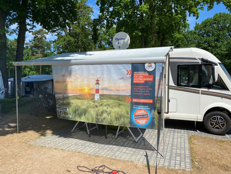 Motorhome Awning Privacy Screen Awning Pier Sunset 150 Cm Etsy