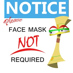 Digital business notice signs policy message utility high resolution print image