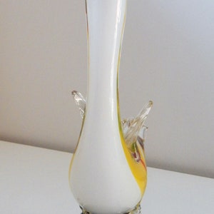 Murano End Of Day Venetian Art Glass Tall Abstract Bird Sculpture Mid Century Modern 1950s image 3