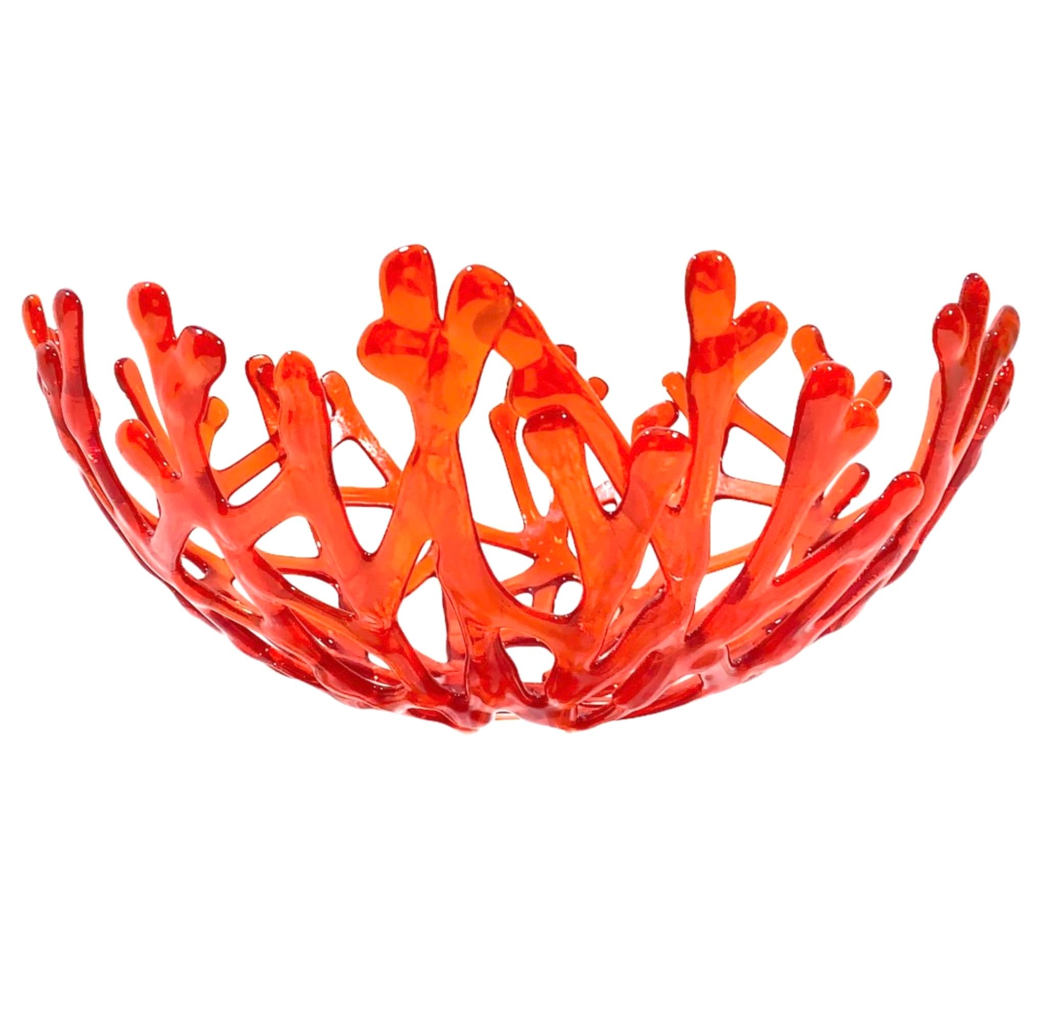 天然石 フォッシルコーラル お皿 カービング お花模様⭐️2822 Coral
