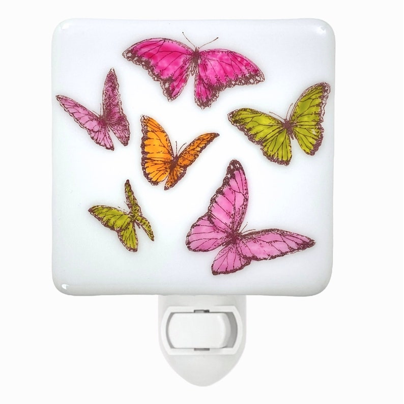 HunkyDoryGlass Butterfly Night Light