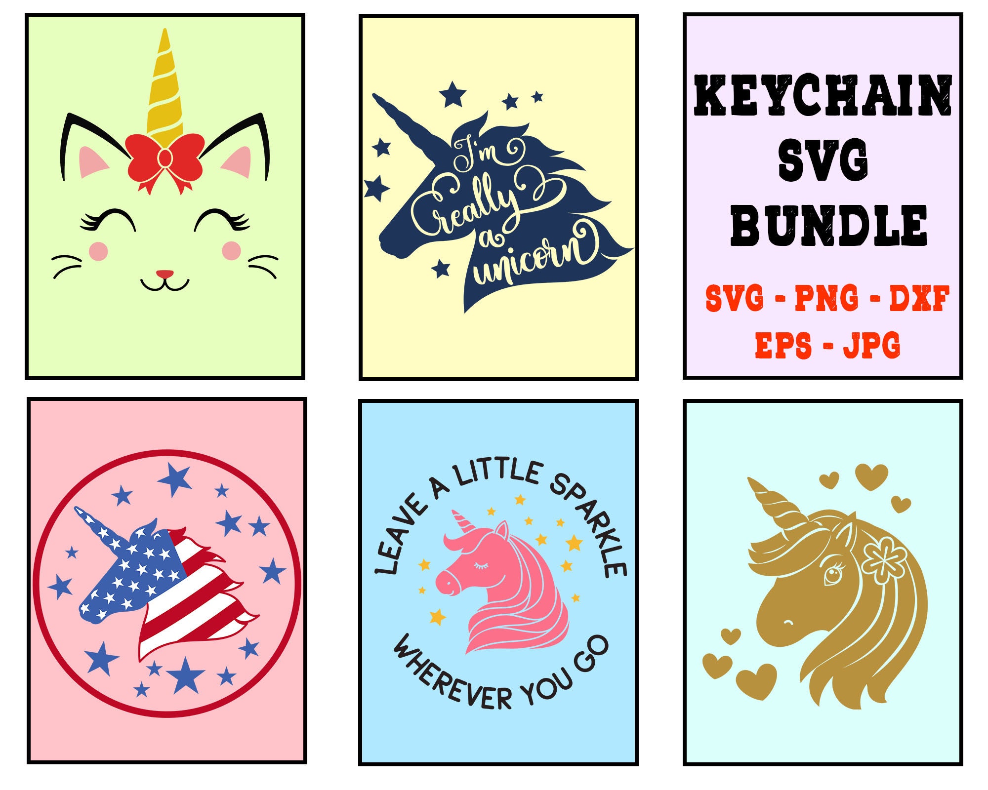 Keychain svg bundle keyring svg file for crafter round | Etsy