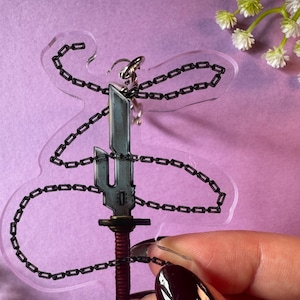 Toji&#39;s Inverted Spear of Heaven Keychain - Jujutsu Kaisen Anime Gift