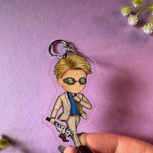 Jujutsu Kaisen - Nanami Kento Chibi Keychain, Gifts for Anime Fans, 3in