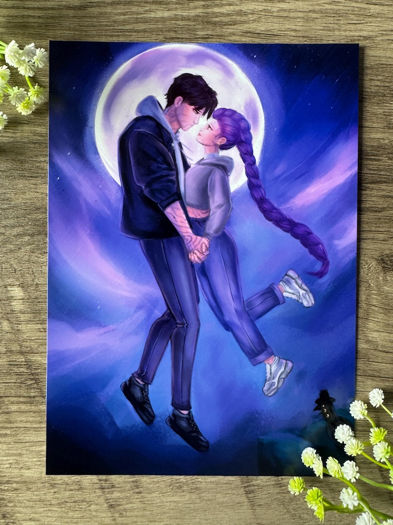Jinoo Rumi Jinu and Rumi Print - Art Print Poster, Gift for Gamer, Anime Style ...