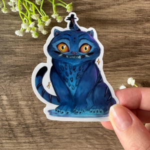 Derpy Tiger and Susie Sticker – Kpop-Inspired Demon Pet, Cute Vinyl Animal Sticker