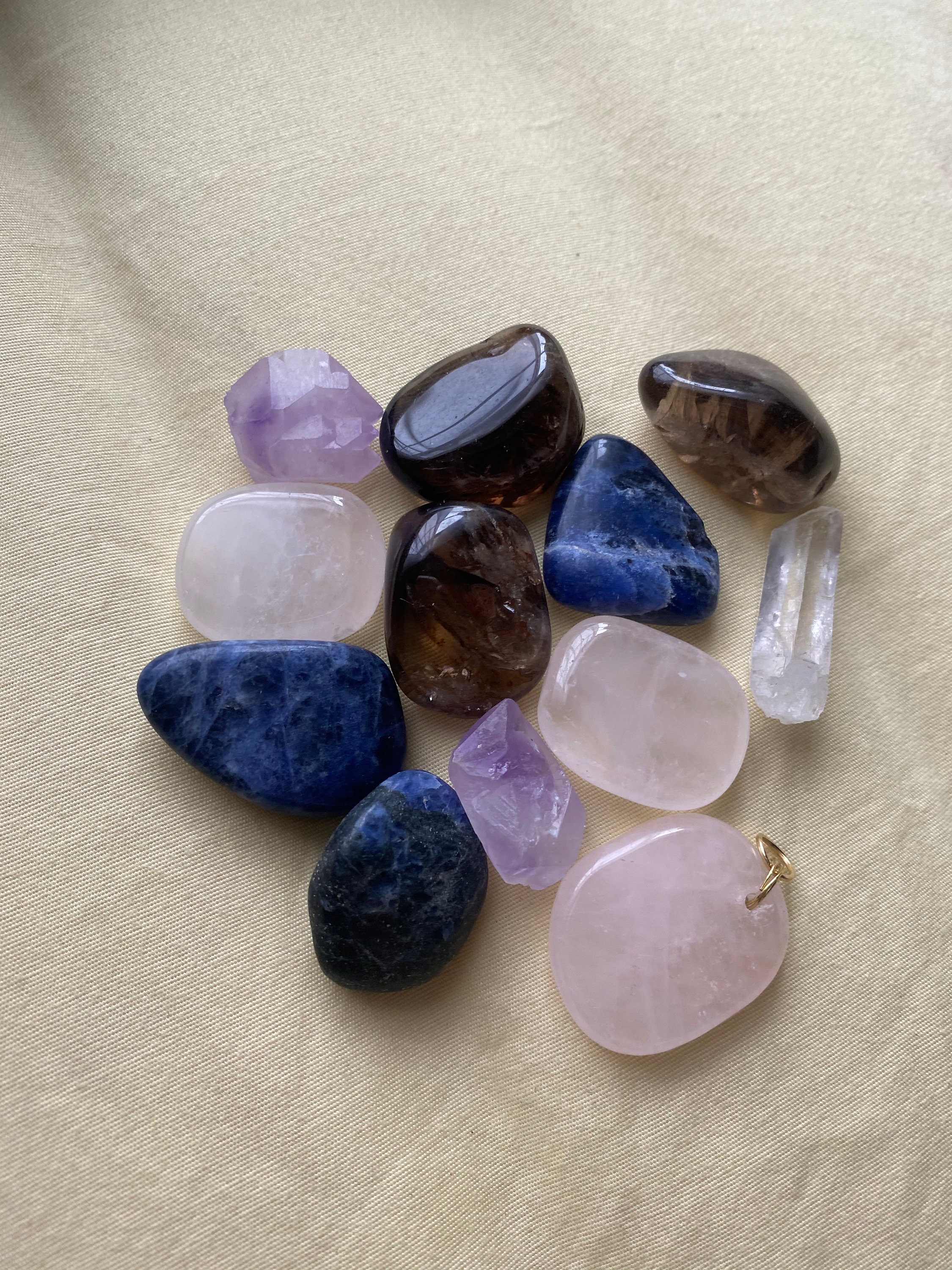 Custom Healing Crystal Cat Collar Etsy