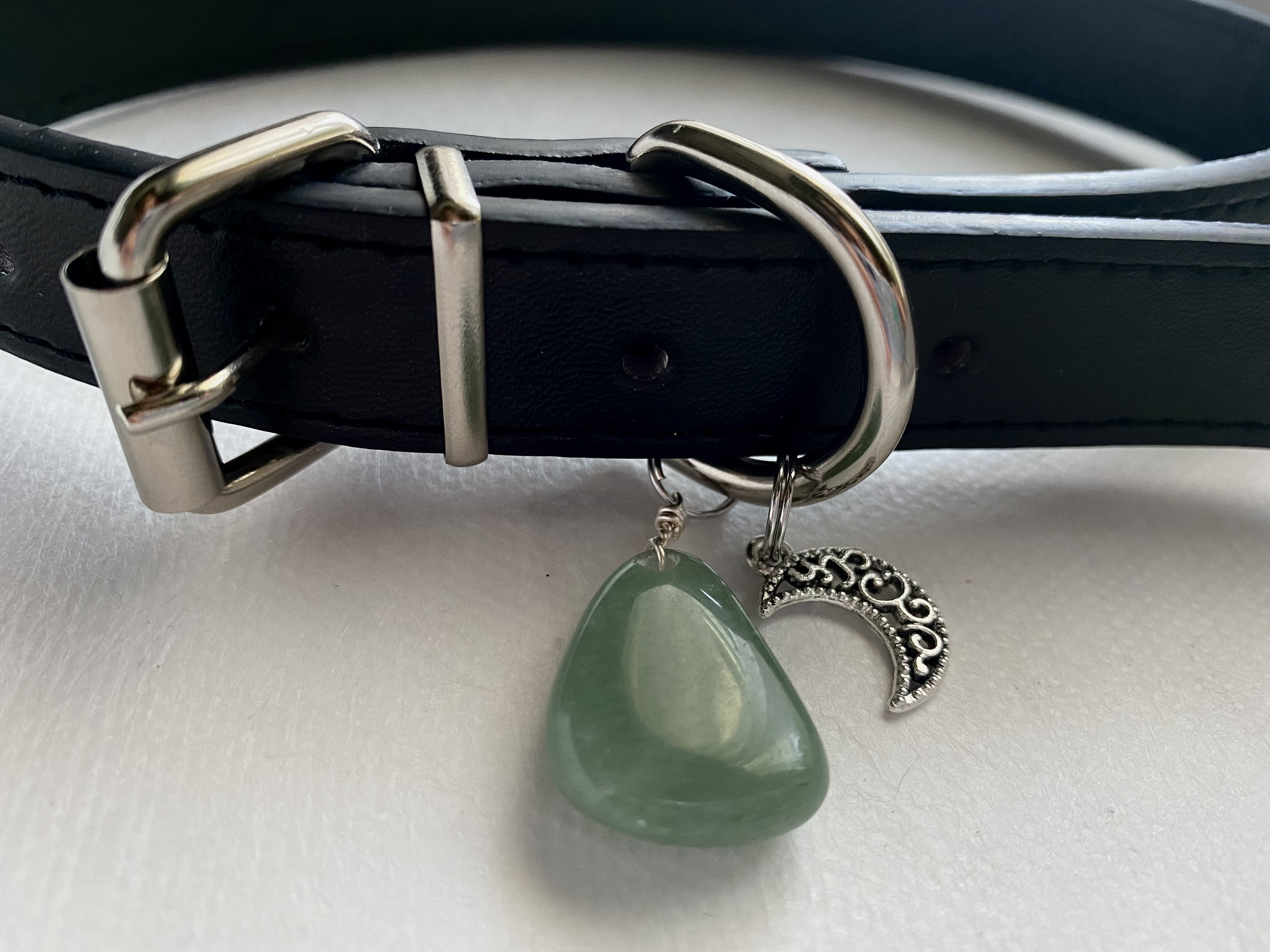 Custom Healing Crystal Dog Collar Etsy