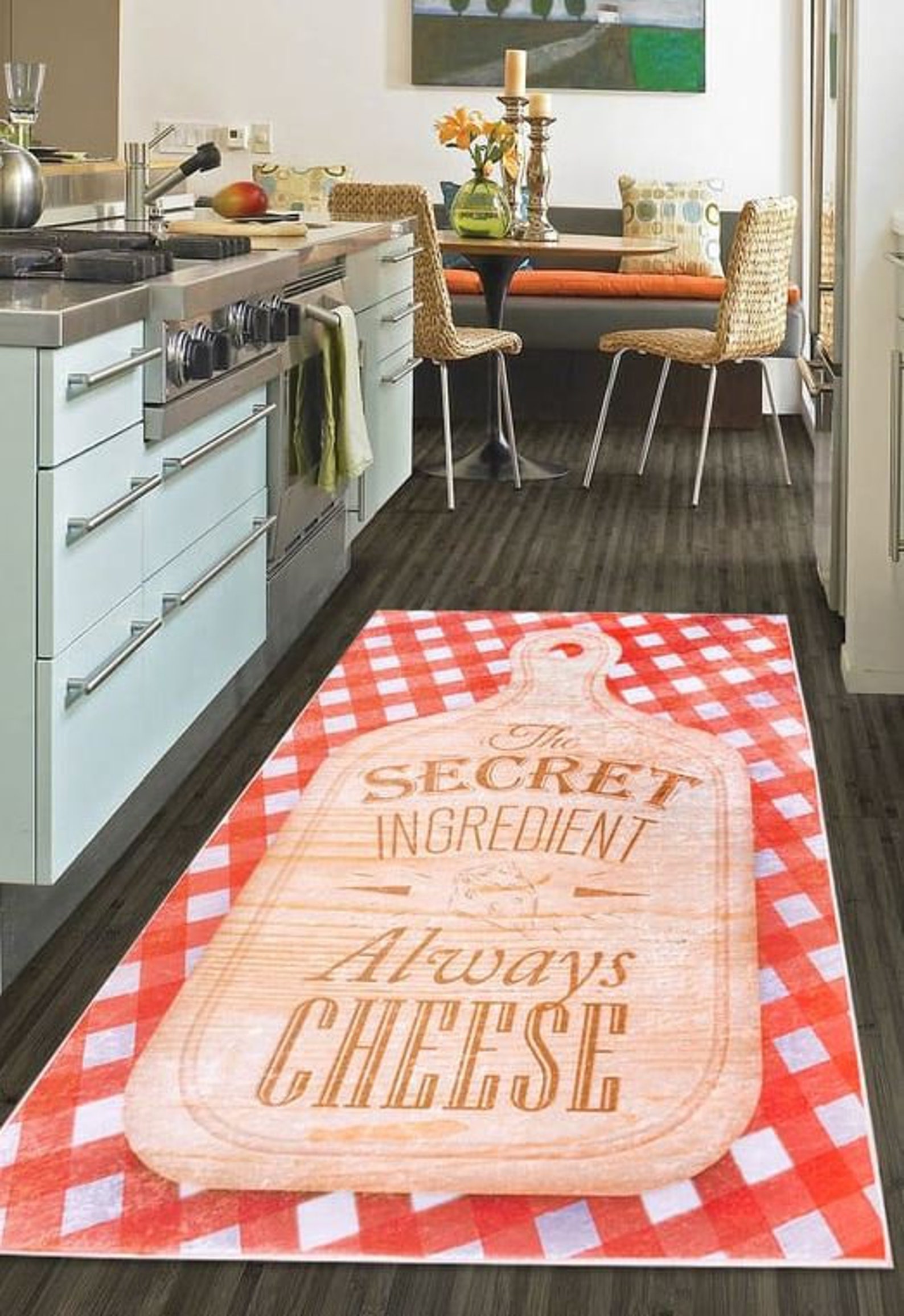 Machine Washable Non Slip Kitchen Rugs / Mats Etsy