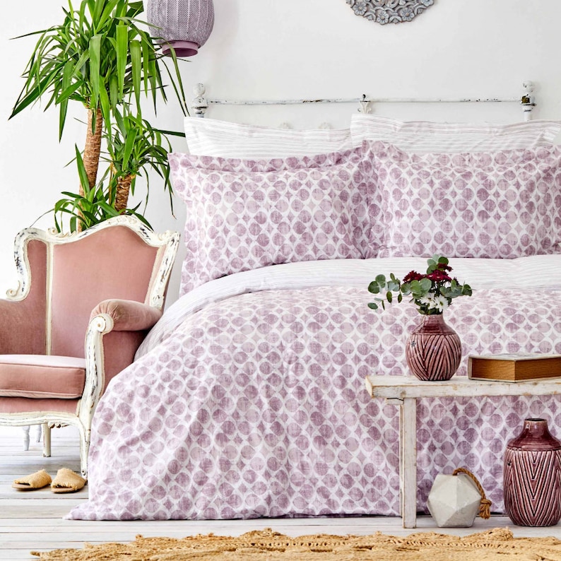 Plum Fashion Duvet Cover Set,Cotton Duvet Cover Full,Duvet Cover Set,Duvet Cover With Two Pillow,Cotton Duvet Cover King,Duvet Cover Twin