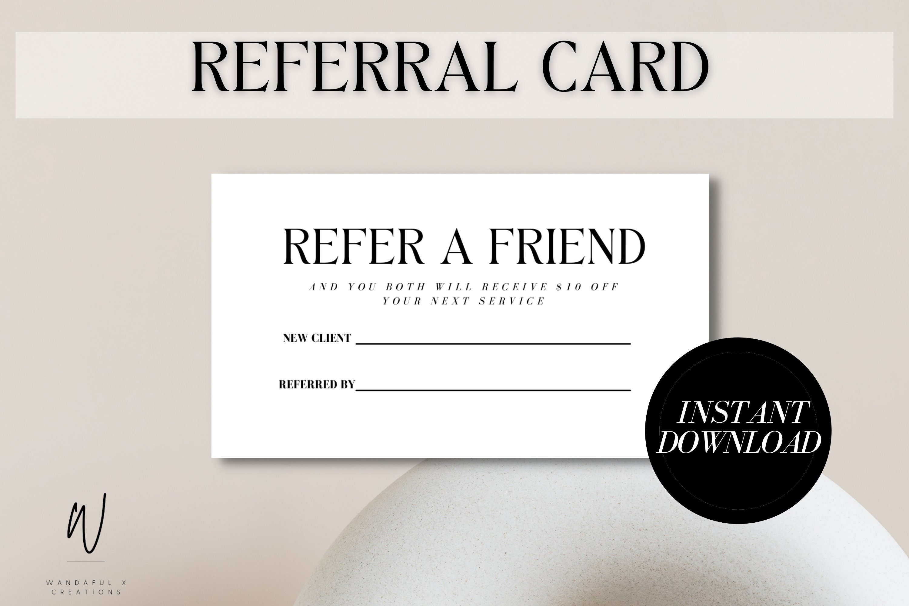 Referral Cards Samples Referral Cards Samples