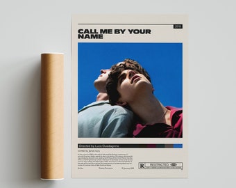Call Me By Your Name Poster Etsy