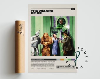 Poster A4 wizard of oz gang voler une ambulance photo print minimal art
