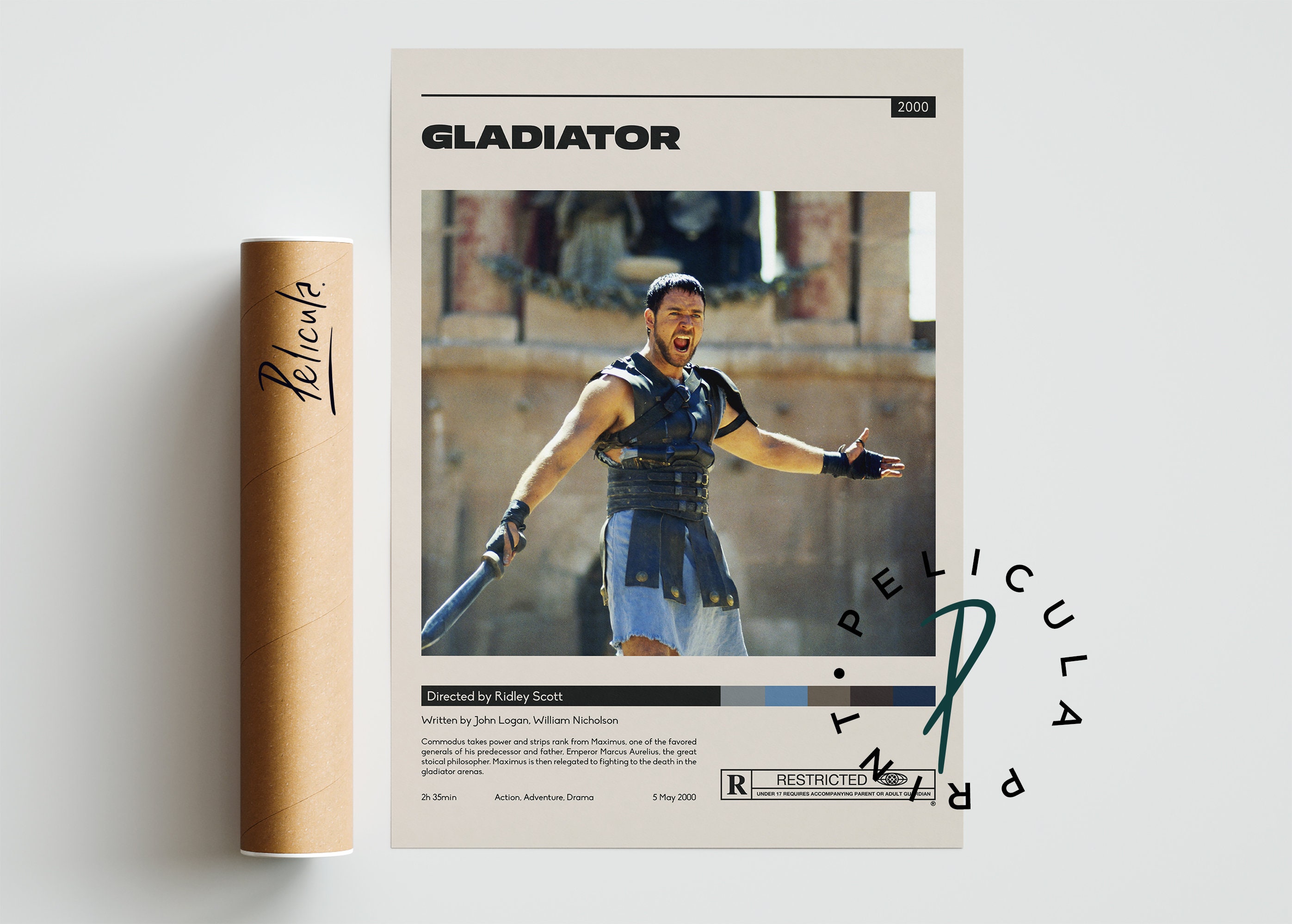 68cm x 98cm Poster Gladiator 