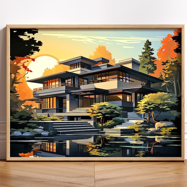 Modern Craftsman Wall Art Etsy