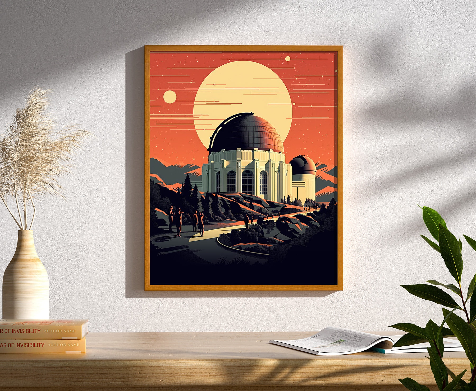 Griffith Observatory Los Angeles California Vintage Retro Travel