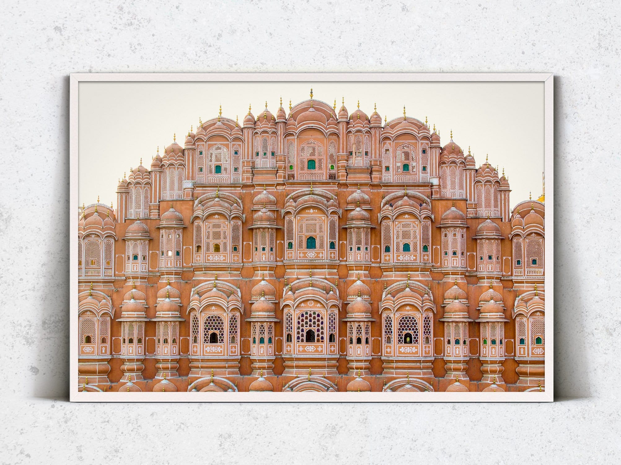 Hawa Mahal – Pink Palace of Jaipur, India • Art Print – CatCoq