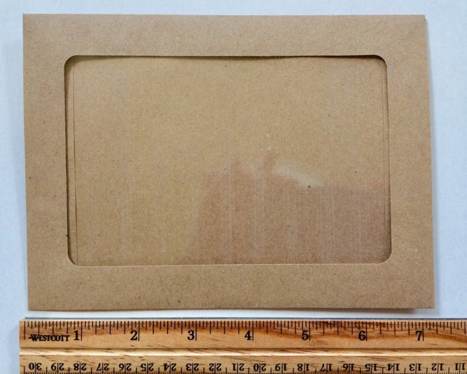 Kraft Window Envelopes 5x7 Full Window Envelope Etsy