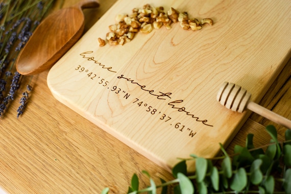 Banner Year Personalized Cherry Recipe Box Laser Engraved