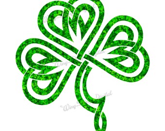 Celtic Clover Etsy