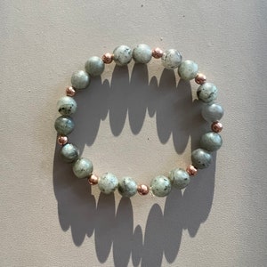Bracelet en labradorite et cuivre / bracelet en perles de labradorite / bracelet en cuivre / guérison / reiki / bracelet en perles