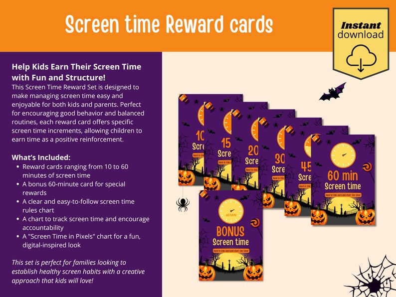 Screen Time Reward Cards, Screen Time Addiction Worksheets, Screen Time ...
