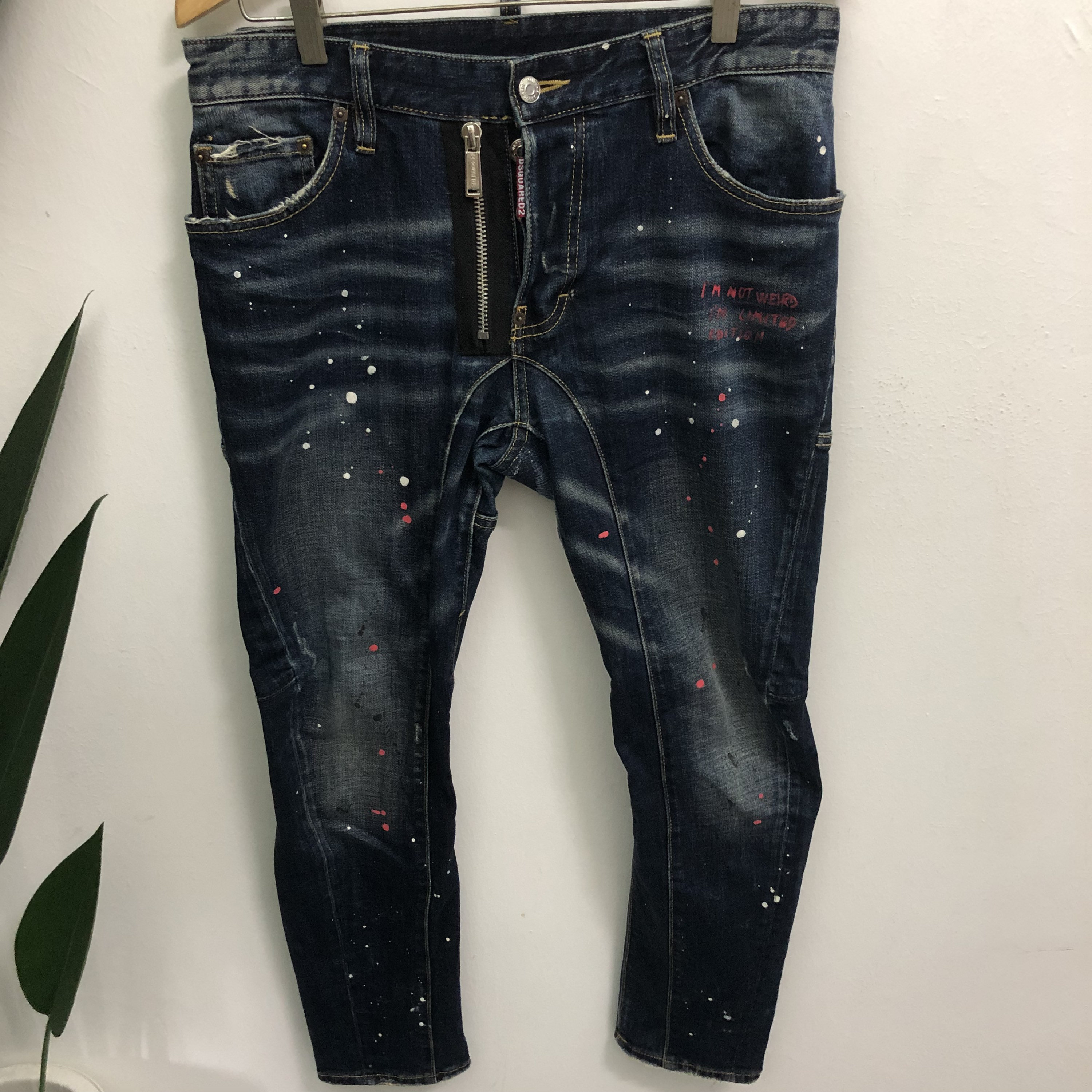 Rare Dsquared 2 Denim Paint Splatter | Etsy