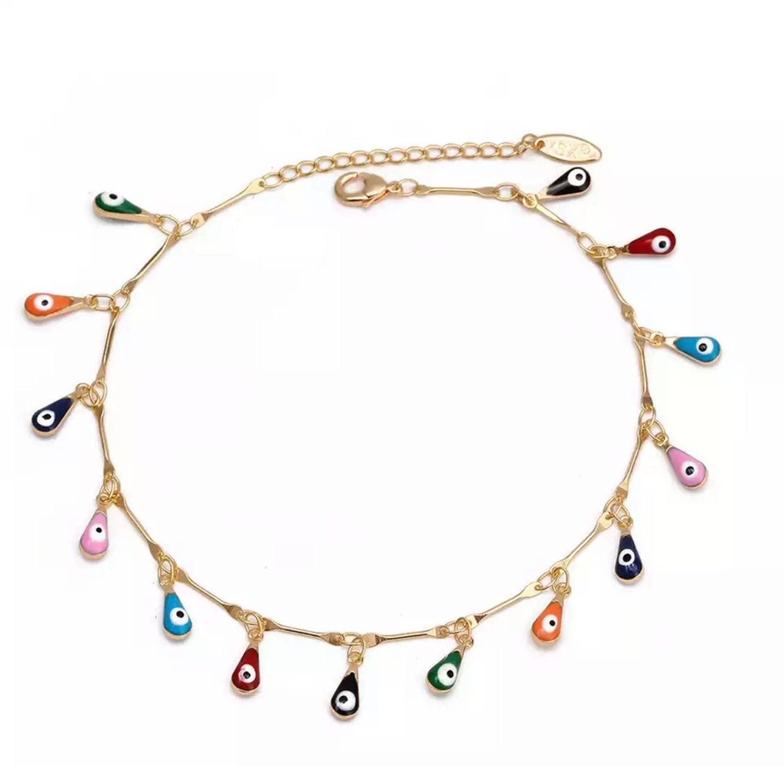 Evil Eye Anklet Ankle Bracelet for Women Dainty Evil Eye Anklet Dainty