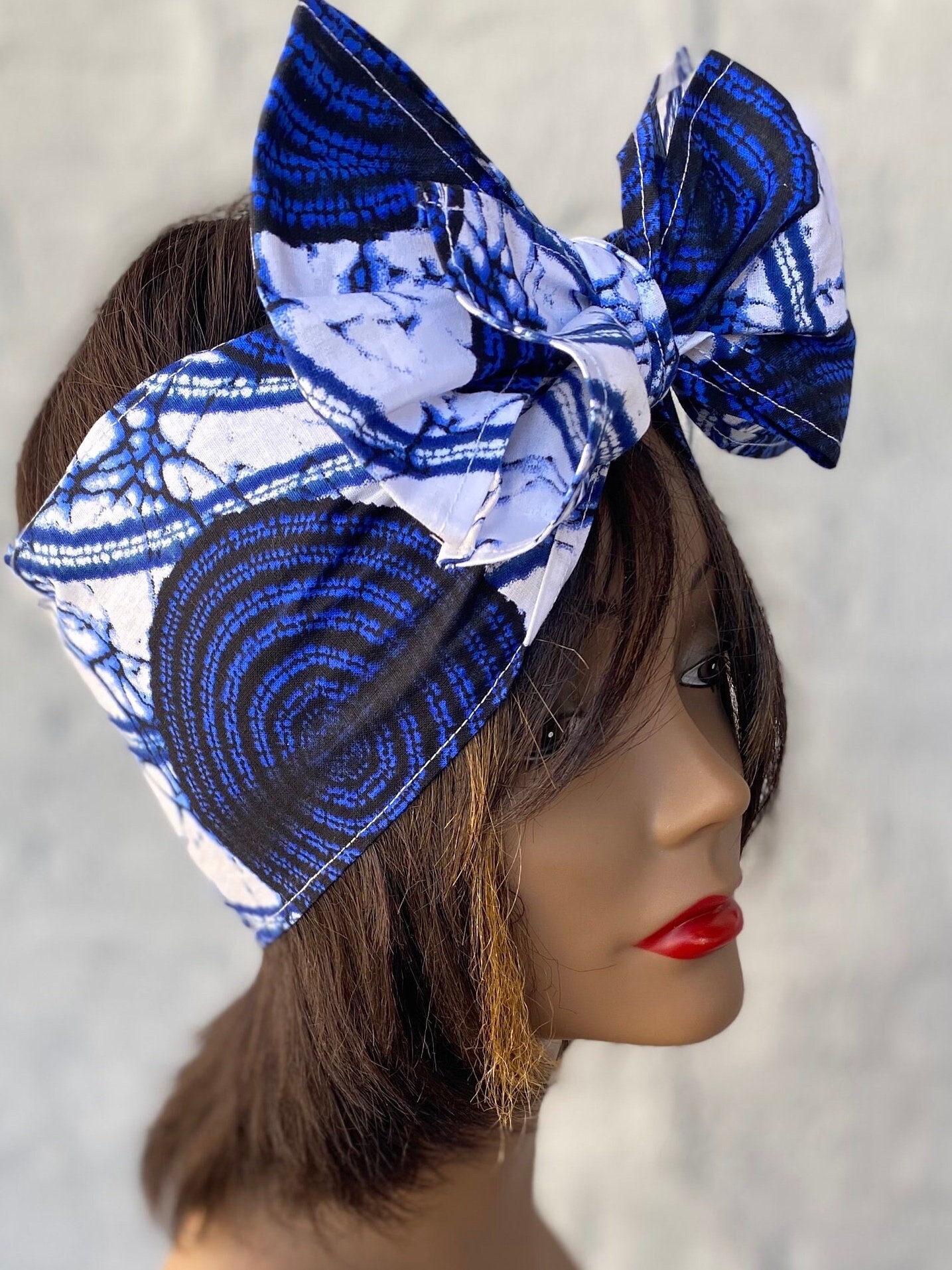 Headband, Bandana, Head Tie, HANDMADE BY SELLER, Cotton, Cultural