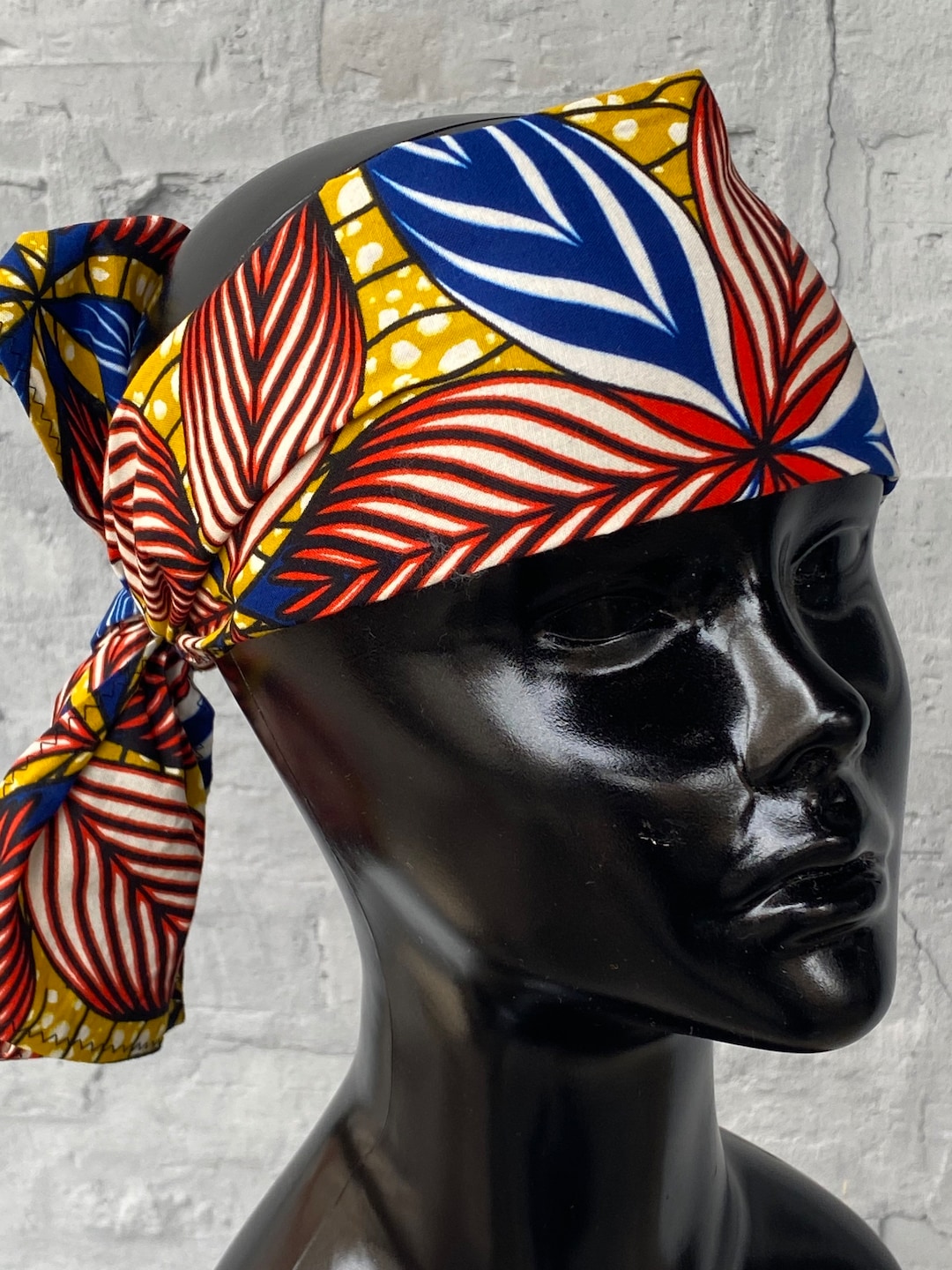 Headband, Bandana, Head Tie, HANDMADE BY SELLER, Cotton, Cultural