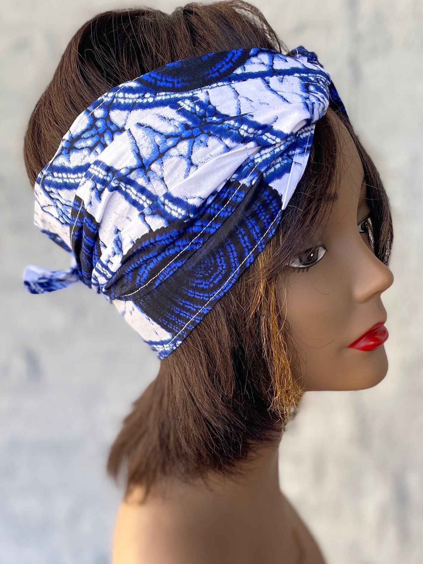 Headband, Bandana, Head Tie, HANDMADE BY SELLER, Cotton, Cultural