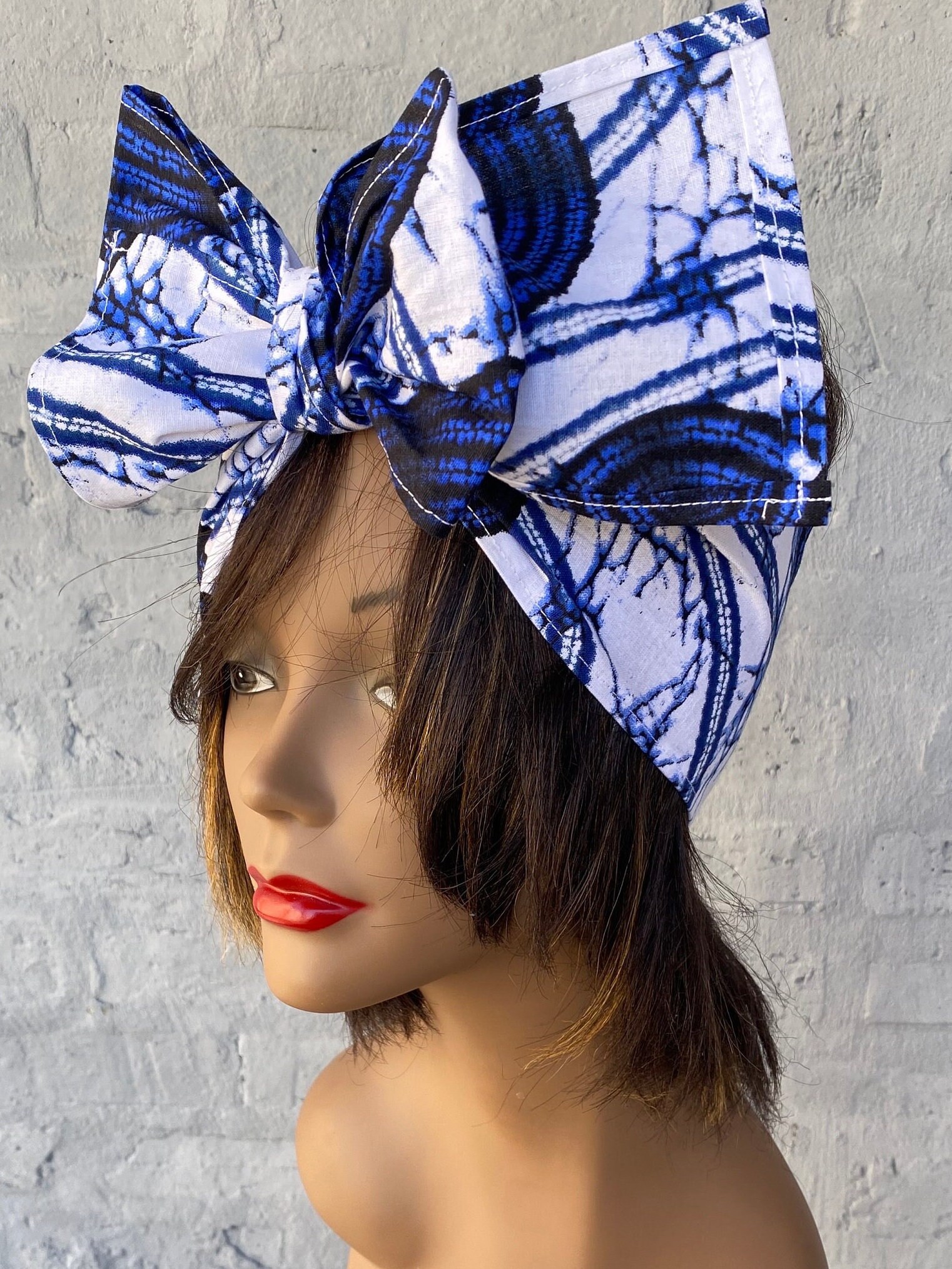 Headband, Bandana, Head Tie, HANDMADE BY SELLER, Cotton, Cultural