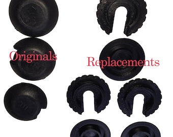 Set of 3 Fiat Ducato Carpet Mat Retainers - Replacement to the genuine - Replaces push on retainer clips for screw on version