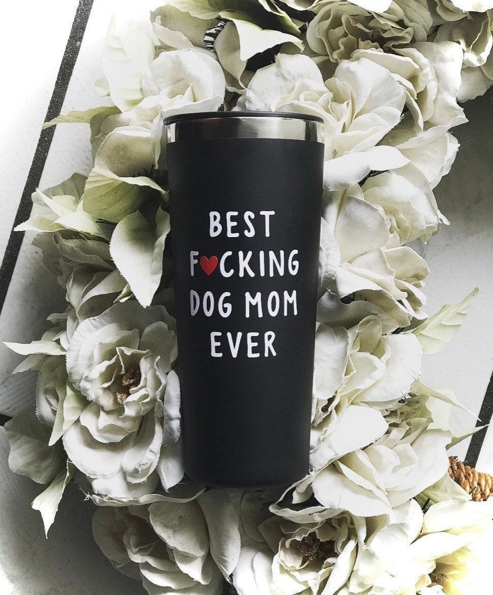 Dog Mom Epoxy Tumbler – Vintage Rose Design Co.