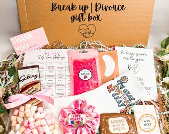 BREAKUP/DIVORCE GIFT Box | Pick Me Up |Mental Health gift | Self Care Gift | Thinking of you | Friendship Gift | Hug in a box |