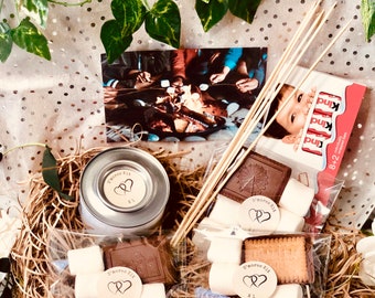 SMORES KIT | Marshmallow toasting hamper |Movie Night | Birthday Hamper | Chocolate kit |  Anniversary | birthday gift box | Date night