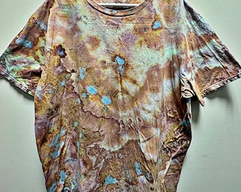 Super Comfy 2XL Ice Dye Shirt Made With Gildan Tee and Dharma Trading Dyes