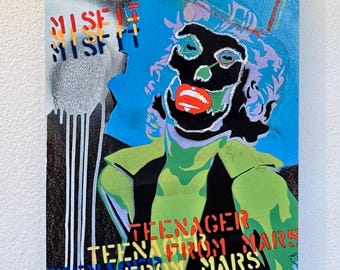 Teenager From Mars Metal Print Wall Hanging 16”x24”