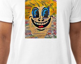 Dose Me aka The Shakedown Kid Print On White Bella + Canvas 100% Cotton Jersey T-Shirt