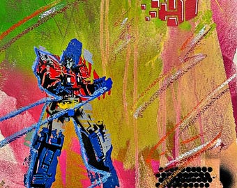 Optimus Vinyl Sticker