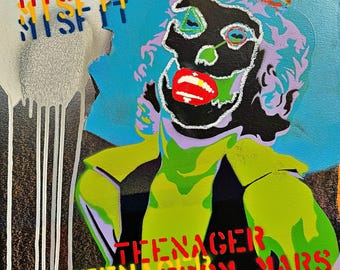 Teenager From Mars Vinyl Sticker