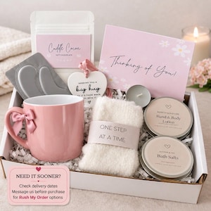 Hug in a Box – One Step At A Time Care Package For Her, Get Well Soon, Thinking of You Comfort Box Box 2