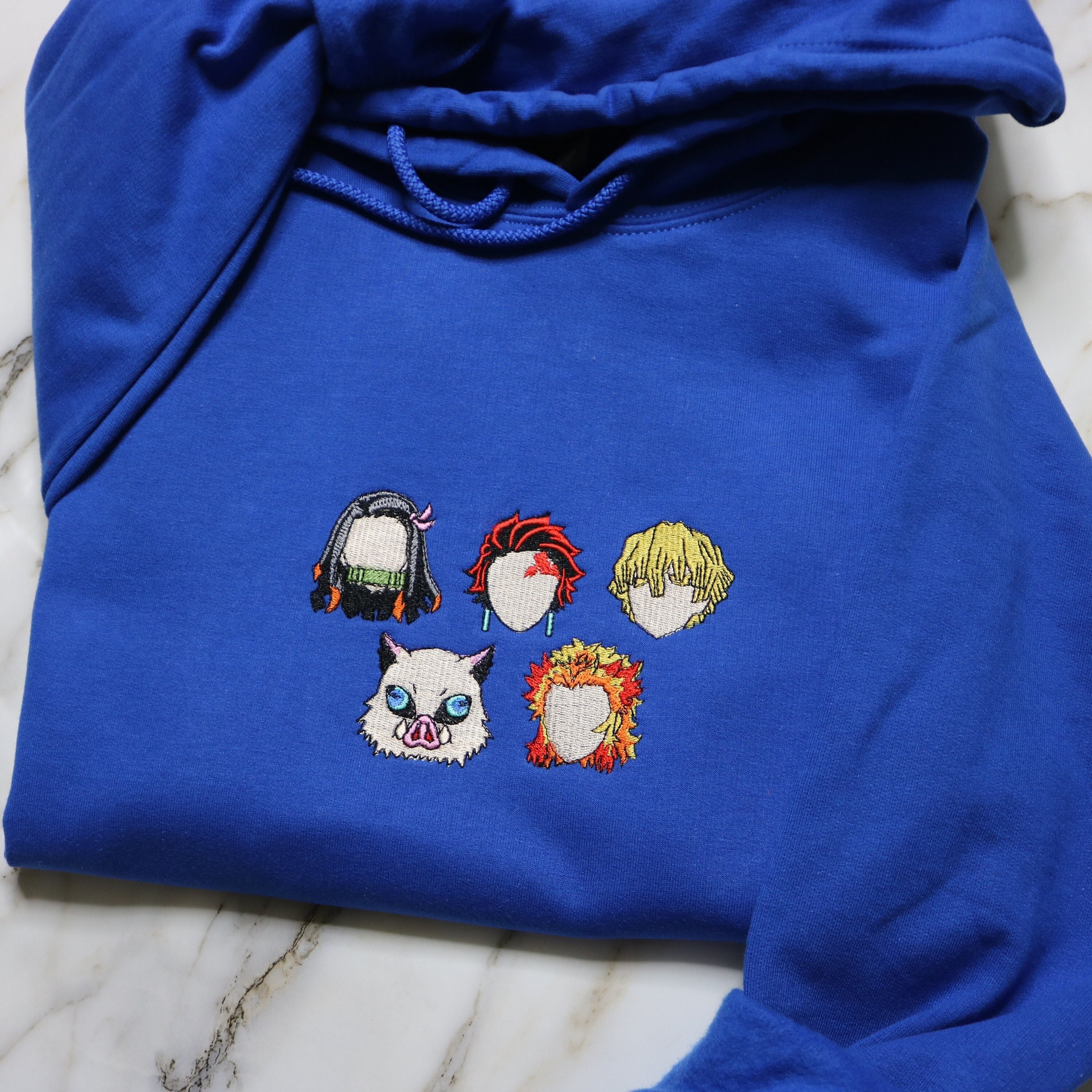Anime Embroidered Sweatshirt Unisex Embroidered Sweatshirt - Etsy