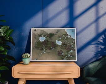 Original fantasy Map for Limitless Adventures! DIGITAL DOWNLOAD