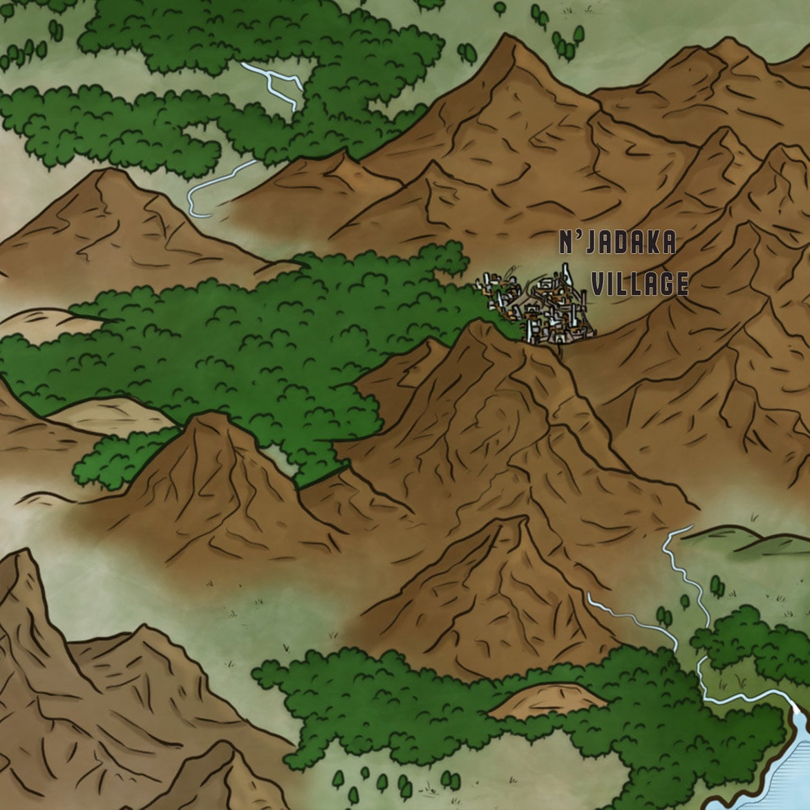 Black Panther Wakanda Map